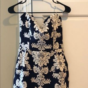 Francesca’s blue dress